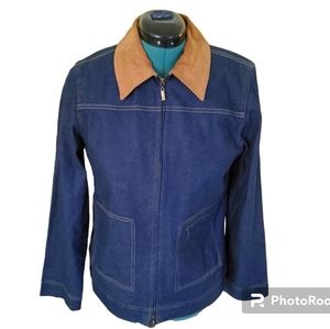 Dana Buchman Vintage Denim Jacket Size L